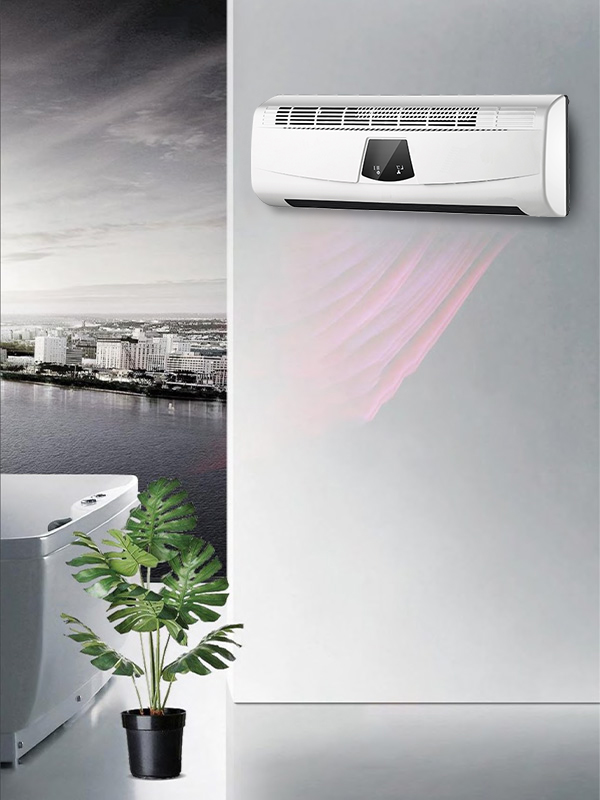 BPT-2000B 5806L-A Wandverwarming met ventilatorvormig display