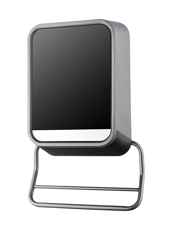 HBH-2006B 1000W / 2000W glazen paneel waterdichte badkamerverwarming met handdoekenrek
